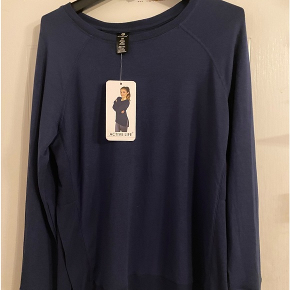 Active Life Sz M Navy LS Tee NWT😊😊 - Picture 1 of 6